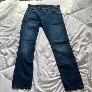 Levi blue jeans